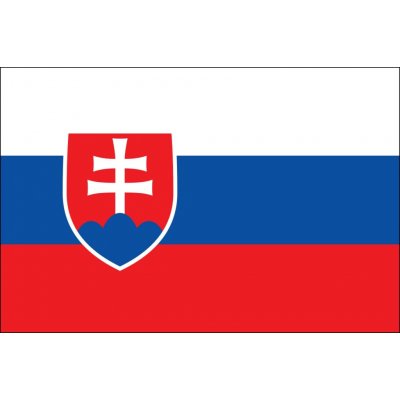 Samolepka - vlajky Slovenska - 6 x 4 cm – Zboží Dáma