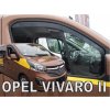 HEKO Plast Ofuky oken Opel Vivaro 2014 přední dlouhé