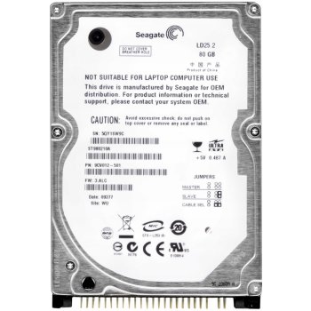 Seagate 80GB PATA IDE/ATA 2,5", ST980210A