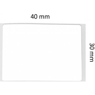 Niimbot štítky ER 40x30mm 230ks Pruhledné pro B21, B21S, B1, B3S