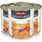 Animonda Gran Carno Adult hovězí & Kuře 0,8 kg – Zboží Mobilmania