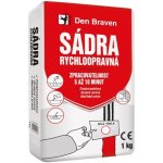 Sádra rychloopravná 20 kg bílá FAST GIPS Den Braven – Hledejceny.cz