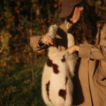 Studio Noos Taška Mom Bag Faux Fur Holy Cow – Zboží Dáma