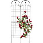 Kovová pergola Relaxdays s mřížkou, 220 cm – Hledejceny.cz