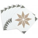 d-c-fix 270-3111 Samolepicí kachličky na stěnu Alia šedozelená (6 kusů 15,25 cm x 15,25 cm – Zboží Dáma