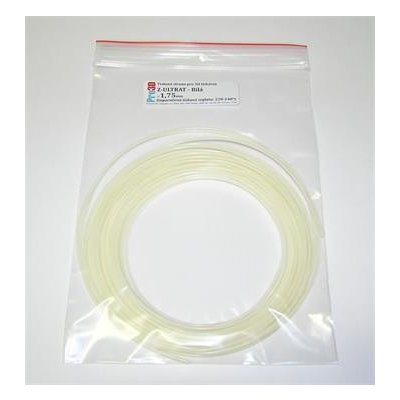 Pro3D 1m Z-ULTRA, 1,75mm, bílá, METRÁŽ Z-ULTRAT white – Zboží Živě