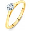 Prsteny Savicki zásnubní prsten The Light dvoubarevné zlato diamant DL R1 3 ZB
