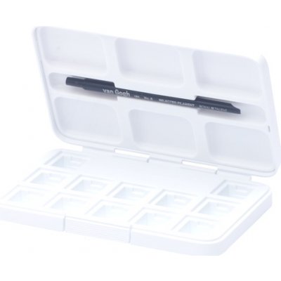 Van Gogh prázdná plastová krabička pro akvarely bílá 12 ks – Hledejceny.cz