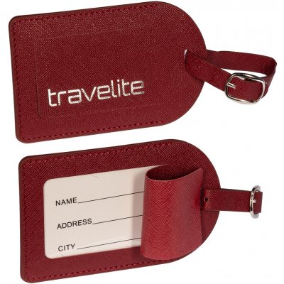 Travelite 2ks Červená syntetická kůže – Hledejceny.cz
