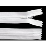 Zip skrytý nedělitelný 3 mm délka 35 cm 101 bílá – Hledejceny.cz
