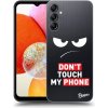 Pouzdro a kryt na mobilní telefon Samsung Picasee silikonové Samsung Galaxy A15 A155F 4G Angry Eyes Transparent čiré