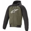 Bunda na motorku Alpinestars Chrome SPORT HOODIE 2024 zelená