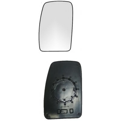 SKLO / VLOŽKA ZRCÁTKA S DRŽÁKEM LEVÉ RENAULT MASTER, 01.04-12.06, RENAULT MASTER, 01.07-01.10, OPEL MOVANO, 07.07-01.10, NISSAN INTERSTAR (X70), 01.07 POLCAR | Zboží Auto