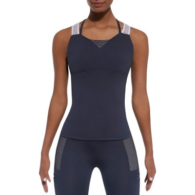Bas Bleu sportovní top Passion Top 50 tmavě modrá – Zboží Dáma