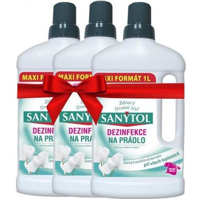 Sanytol Set Dezinfekce na prádlo 1 l 3 ks – Zboží Mobilmania