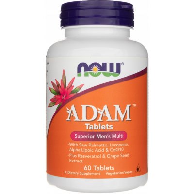 NOW Foods NOW Adam Multivitamin pro muže 60 tablet – Hledejceny.cz