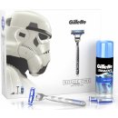 Gillette Mach3 Turbo holicí strojek + náhradní hlavice 2 ks + Extra comfort gel na holení 75 ml dárková sada