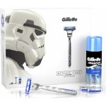 Gillette Mach3 Turbo holicí strojek + náhradní hlavice 2 ks + Extra comfort gel na holení 75 ml dárková sada – Sleviste.cz