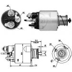 Spínač startéru Valeo D7E27, 594610 – Hledejceny.cz