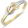 Prsteny Lillian Vassago Designový prsten z kombinovaného zlata LLV06 GR036