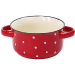 Toro Miska na polévku červená s puntíky keramika 540 ml – Hledejceny.cz