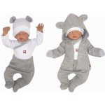 Z&ampZ 5-dílná kojenecká soupravička pletená do porodnice béžová bílá – Zboží Dáma