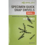 Korum Obratlíky Specimen Quick Snap Swivel Large – Zboží Dáma