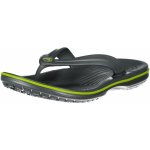 Crocs CROCBAND FLIP 11033-0A1 GRAPHITE/VOLT green – Zboží Mobilmania
