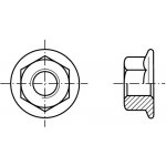 PROFISTYL DIN 6927 matice šestihranná samojistná s límcem, celokovová 8.8 pozink Varianta: DIN 6927 matice samojistná s límcem celokovová pev. 8.8 ZnB M10 – Hledejceny.cz