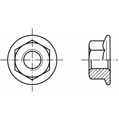 PROFISTYL DIN 6927 matice šestihranná samojistná s límcem, celokovová 8.8 pozink Varianta: DIN 6927 matice samojistná s límcem celokovová pev. 8.8 ZnB M10 – Hledejceny.cz