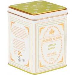 Harney & Sons Citron Green 20 hedvábných sáčků v plechovce