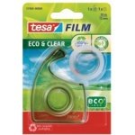 Tesa EcoaClear transparentní kancelářská páska s ručním odvíječem transparentní 33 m x 19 mm – Zboží Mobilmania