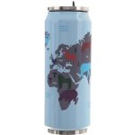 Orion Termoska plechovka nerez 500 ml svět – Sleviste.cz