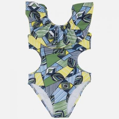 Dívčí plavky Mayoral vcelku 6725 indigo – Zboží Mobilmania