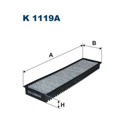 Filtr, vzduch v interiéru FILTRON K 1119A – Zboží Mobilmania