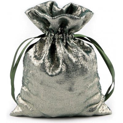 Prima-obchod Dárkový pytlík s metalickým efektem 13x18 cm barva 1 zelená – Hledejceny.cz