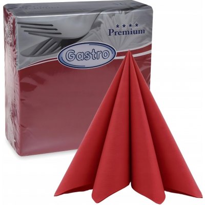 Wimex ubrousky Premium bordové 50ks 40x40cm – Hledejceny.cz