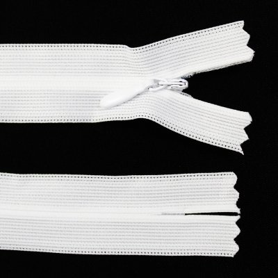 Spirálový zip no.3 skrytý nerozepínací 50cm - více barev color: 501 bílá – Hledejceny.cz