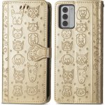 VSECHNONAMOBIL 66542 ART Peněženkový kryt Nokia G42 5G ANIMALS zlatý – Zboží Živě