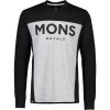 Cyklistický dres Mons Royale REDWOOD ENDURO VLS black/grey marl