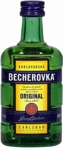 Becherovka 38% 0,05 (holá od 44 Kč láhev) l