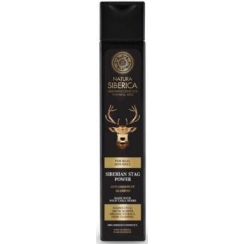 Natura Siberica Men Line šampon proti lupům Síla sibiřského jelena 250 ml