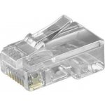 Solarix Konektor RJ45 CAT5E UTP 8p8c nestíněný neskládaný na drát 100 ks – Zboží Dáma