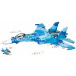 Sluban B0985 Modrý stíhací letoun 2v1 – Zboží Dáma