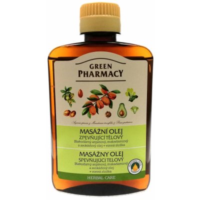 Green Pharmacy zpevňující tělový a masážní olej 200 ml
