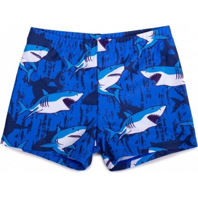 YO chlapecké plavky modré se žraloky