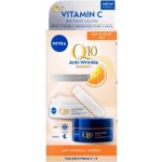 Nivea Q10 Energy Energizující denní a noční krém proti vráskám 2 x 50 ml dárková sada – Zboží Dáma