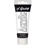 Kreul El Greco akrylová barva 75 ml titanová bílá – Zboží Dáma