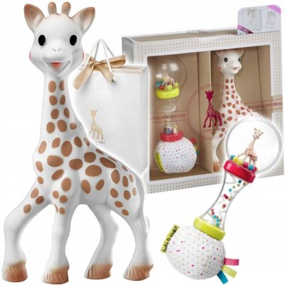 Vulli Dárkový set žirafa Sophie + měkké marakasy – Zboží Mobilmania