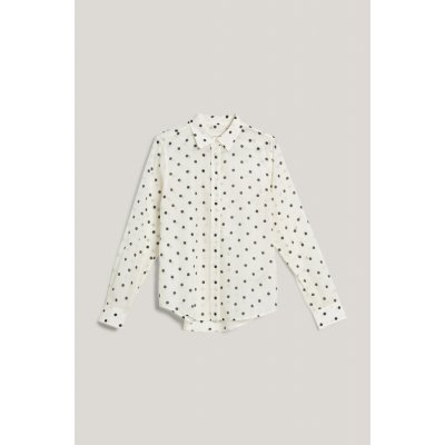 GANT REG DOT PRINT CTN SILK SHIRT EGGSHELL – Sleviste.cz